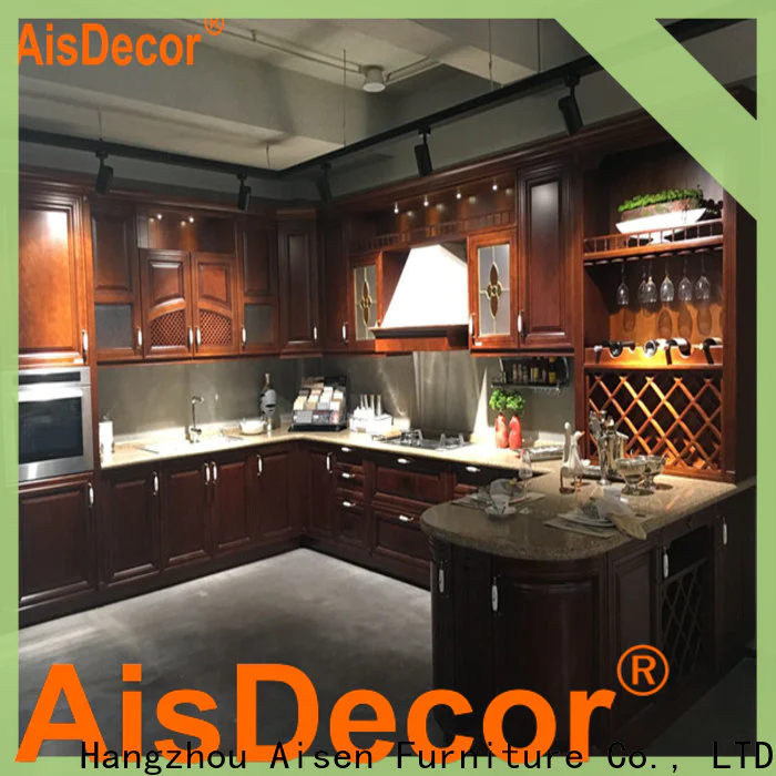 AisDecor best oak wood cabinets one-stop solutions