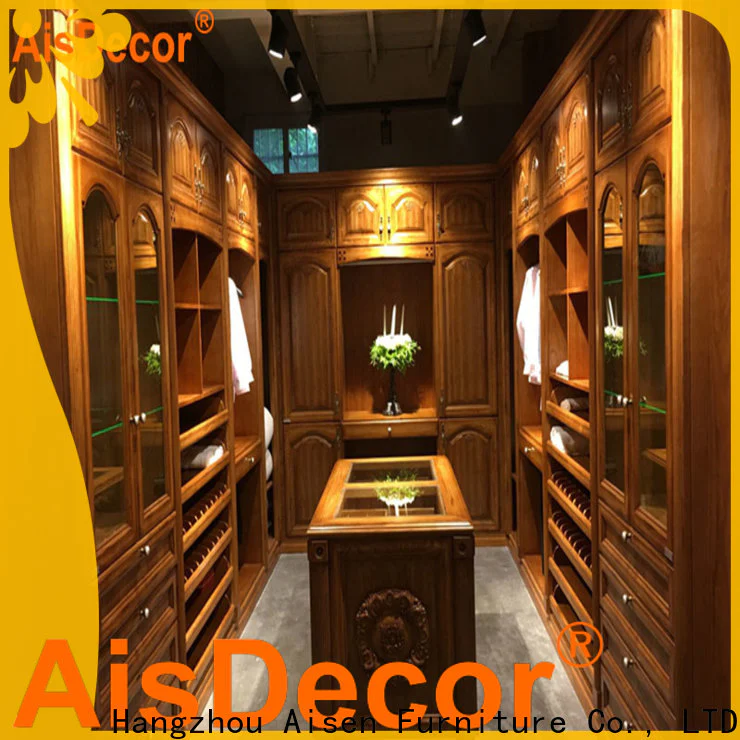AisDecor top-selling large walk in closets from China