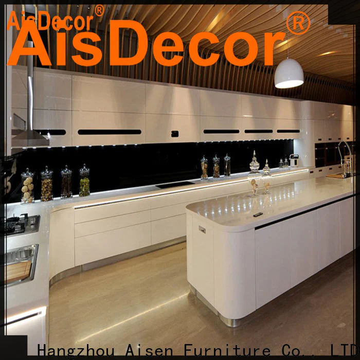 AisDecor custom gray cabinets kitchen overseas trader