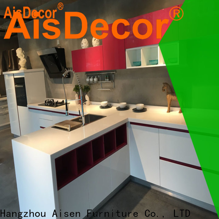 AisDecor new gray cabinets kitchen from China