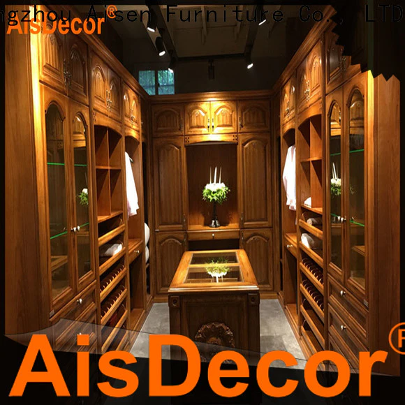 AisDecor luxury walk in closet wholesale