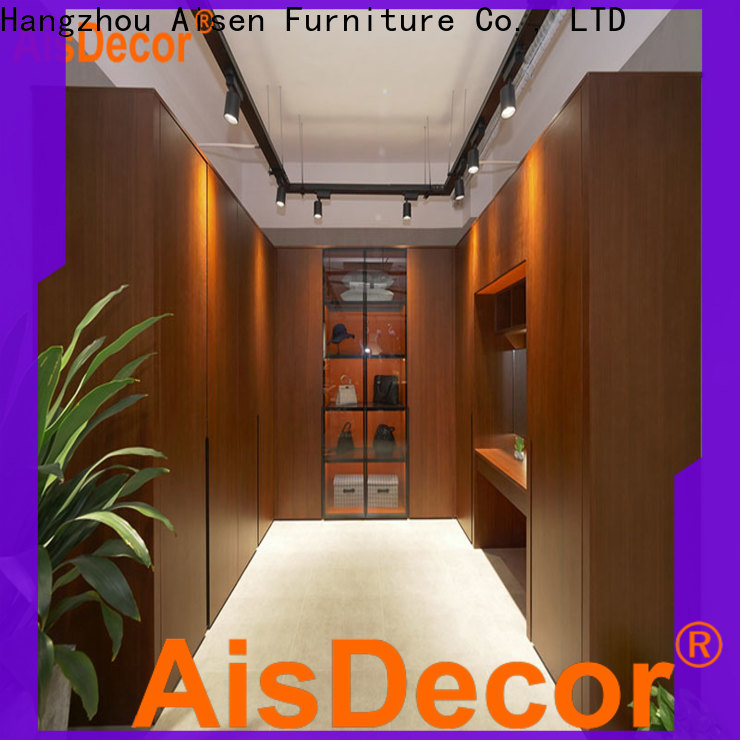 AisDecor professional small walk in wardrobe wholesale