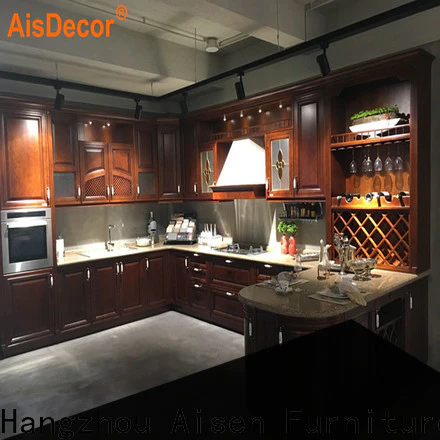 custom oak wood cabinets one-stop services