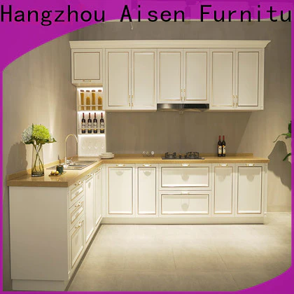 AisDecor reliable cherry wood kitchen cabinets one-stop services