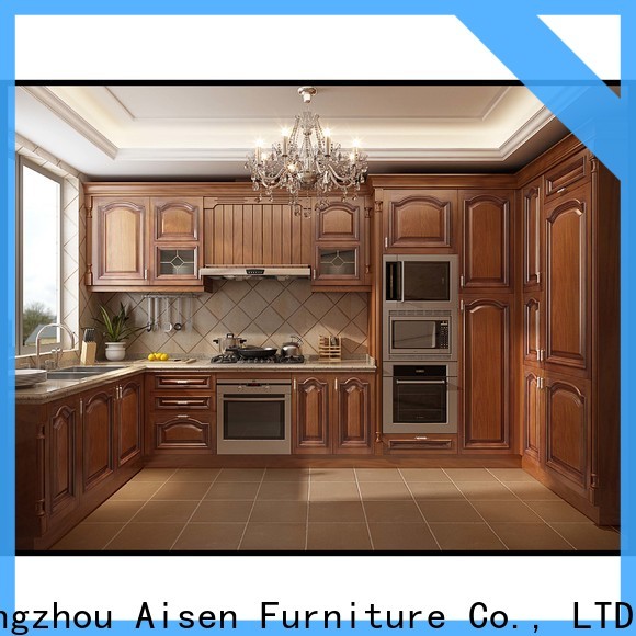 AisDecor reliable solid wood kitchen cabinet supplier