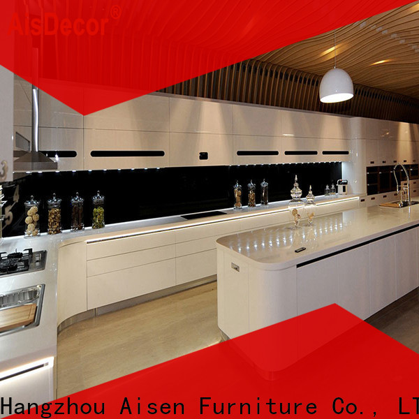 AisDecor custom white lacquer cabinets overseas trader
