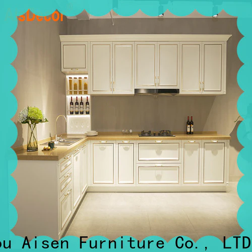 AisDecor custom oak wood cabinets overseas trader