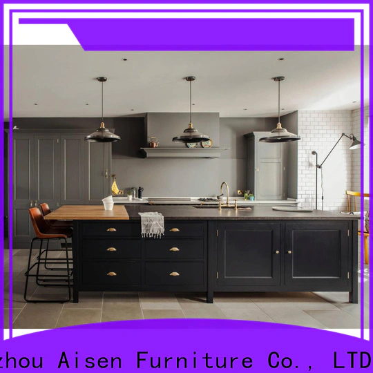 AisDecor cherry wood kitchen cabinets exporter