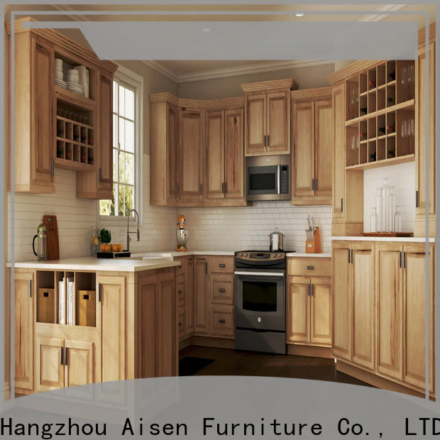 AisDecor top-selling wood and white kitchen cabinets factory