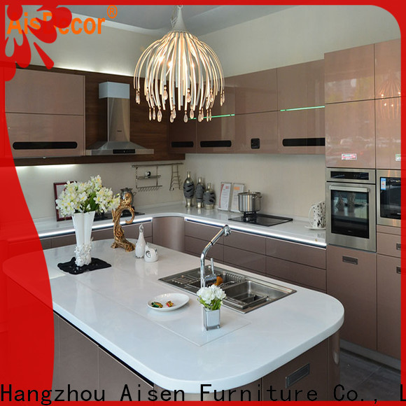 AisDecor professional lacquer kitchen cabinet one-stop services