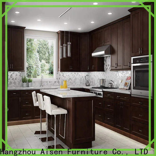 AisDecor custom gray shaker cabinets from China