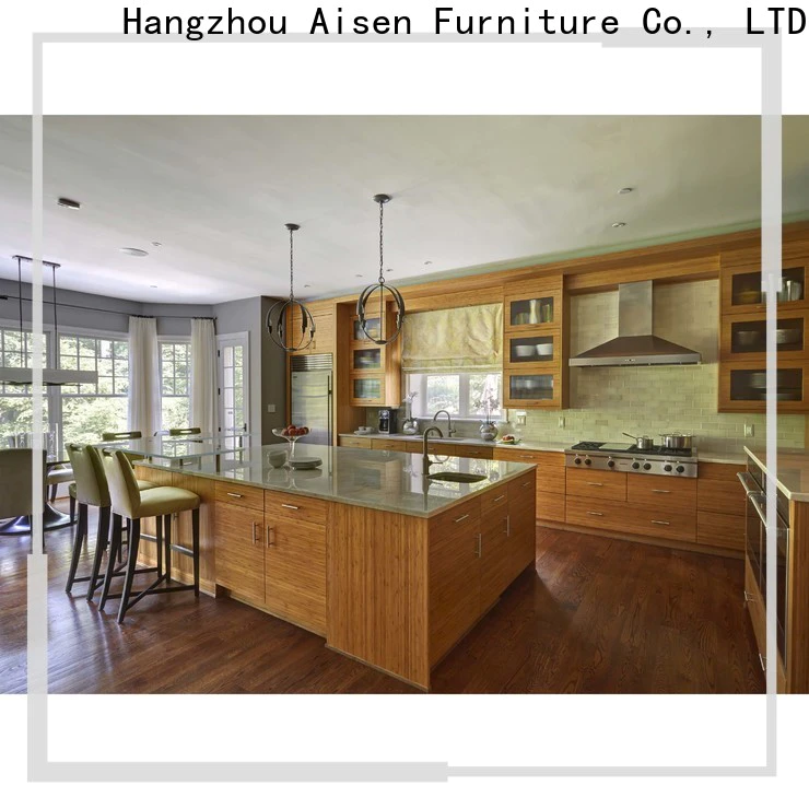 AisDecor cheap laminate kitchen cabinet overseas trader
