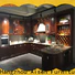 AisDecor dark wood kitchen cabinets from China