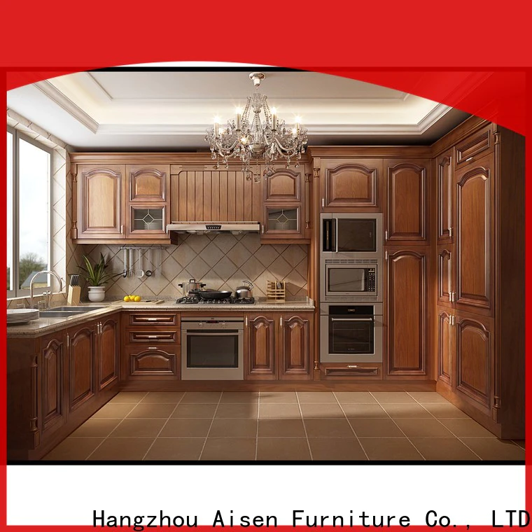 top-selling solid wood kitchen cabinet exporter