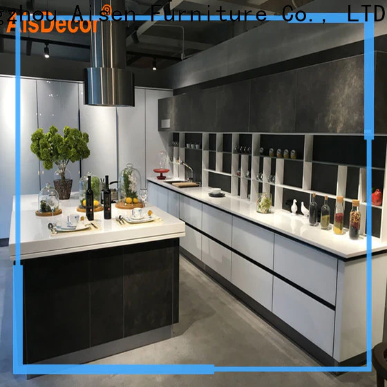 AisDecor custom shadow line kitchen cabinets one-stop services
