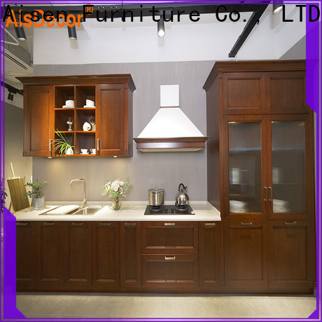 AisDecor reliable cherry wood kitchen cabinets international trader