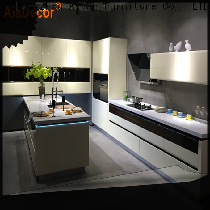 AisDecor white lacquer cabinets supplier