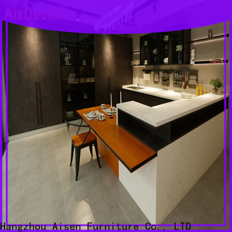 AisDecor cheap laminate kitchen cabinet exporter