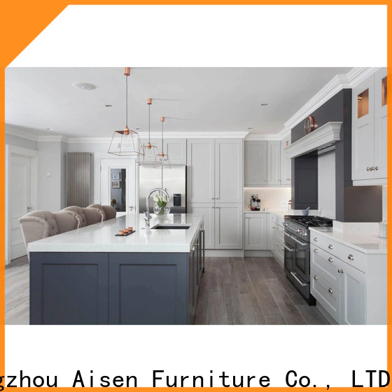 AisDecor best cherry wood kitchen cabinets from China