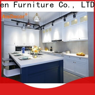 AisDecor best wood and white kitchen cabinets one-stop services