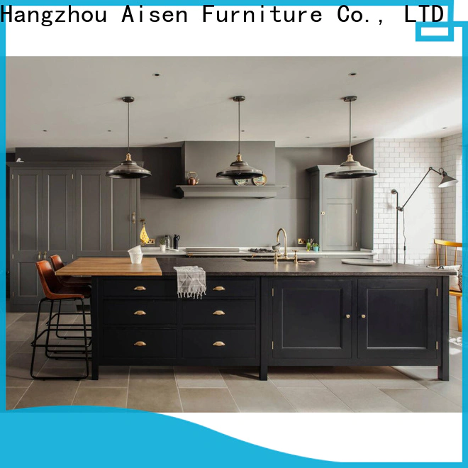 AisDecor cherry wood kitchen cabinets exporter