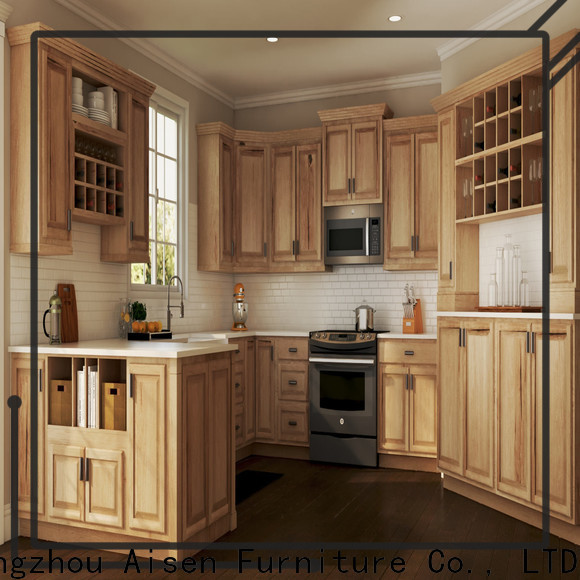 AisDecor cherry kitchen cabinets one-stop solutions