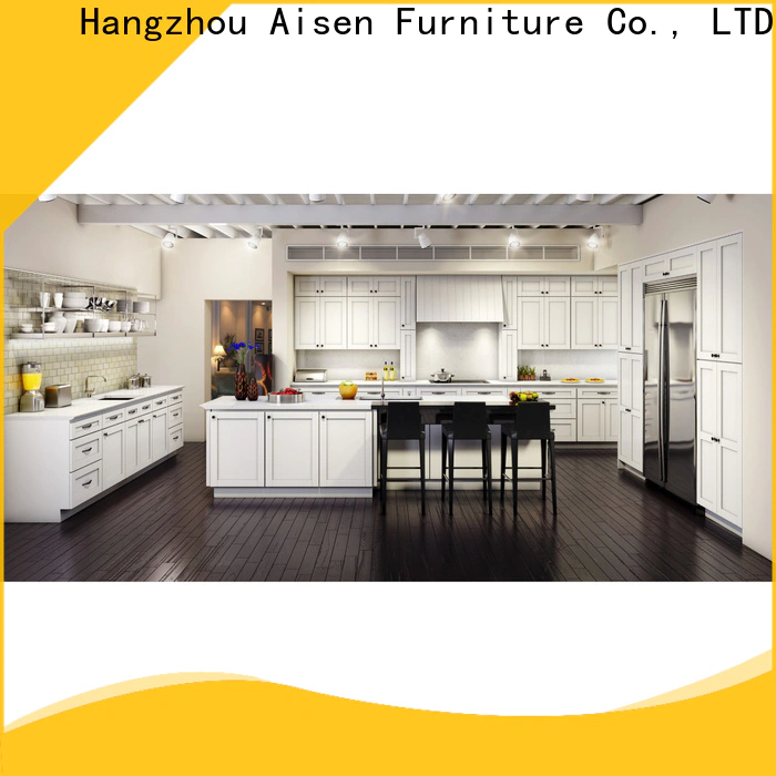 AisDecor professional black shaker cabinets from China