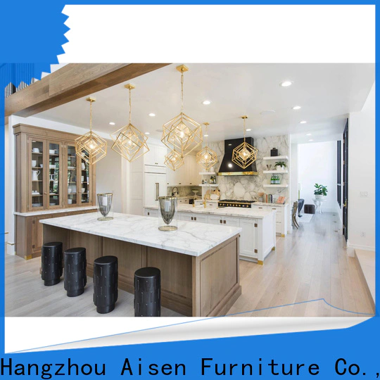 AisDecor top-selling dark wood kitchen cabinets one-stop services