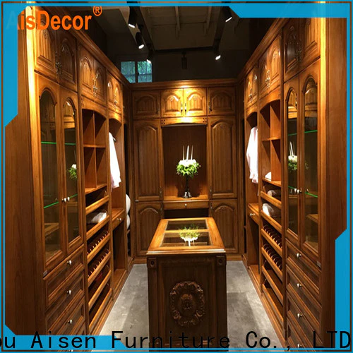 AisDecor professional large walk in closets one-stop solutions