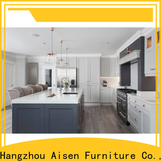 AisDecor best wood and white kitchen cabinets one-stop services