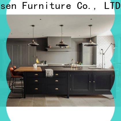 cheap cherry wood kitchen cabinets exporter