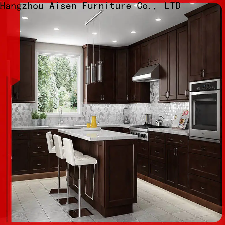 AisDecor reliable white shaker kitchen cabinets manufacturer