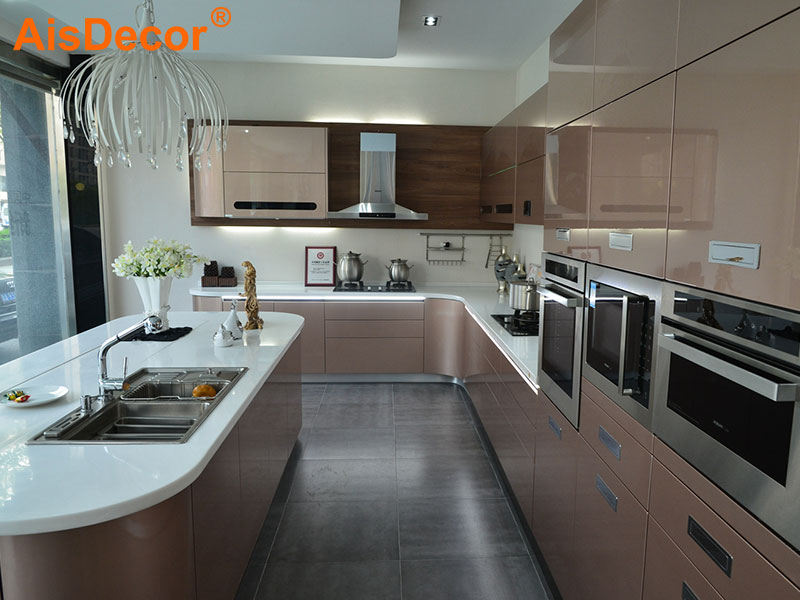 AisDecor professional gray cabinets kitchen supplier-1