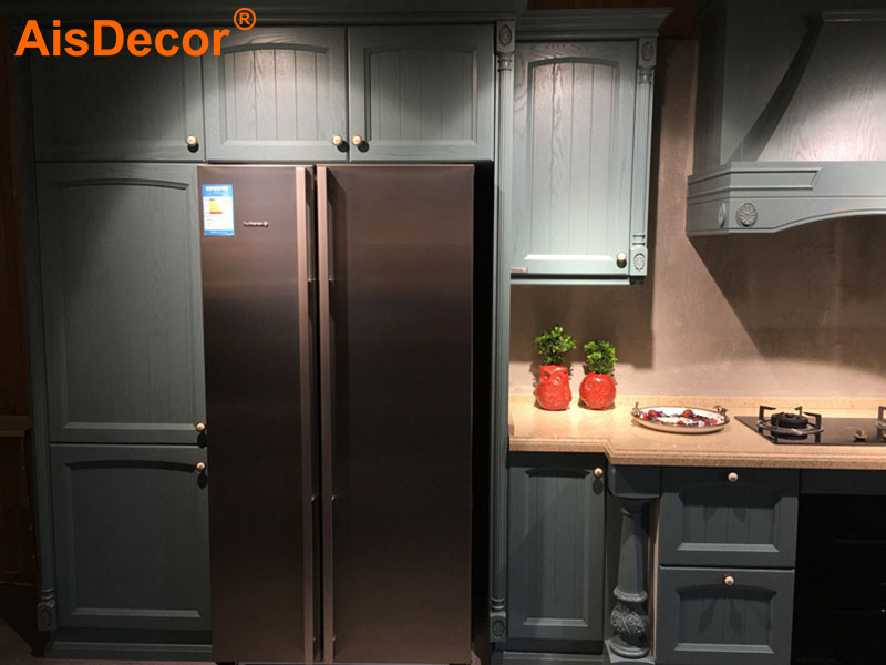 AisDecor cheap dark wood kitchen cabinets supplier-2