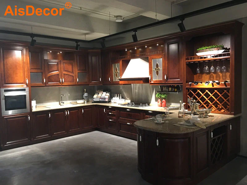AisDecor best white wood kitchen cabinets supplier