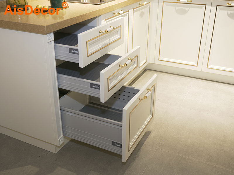 What are performance advantages of shadow line kitchen cabinets