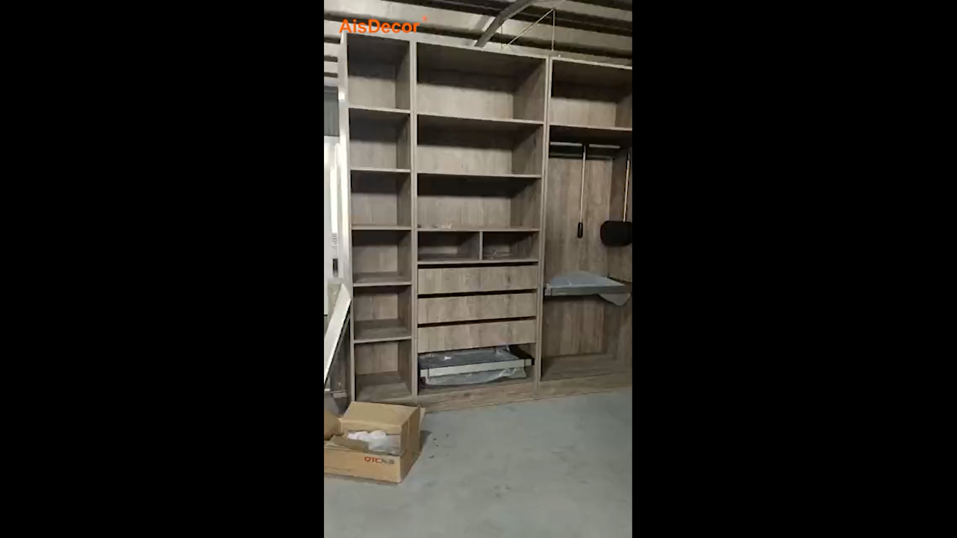 Walk-in Closet In Workshop