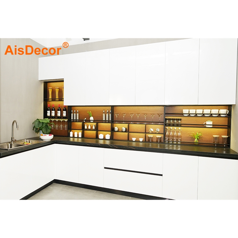 AisDecor white lacquer cabinets from China-1