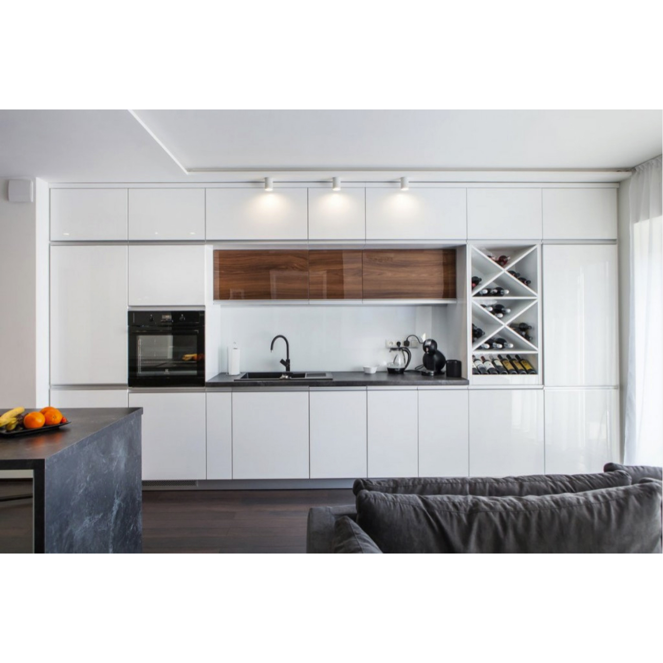 AisDecor lacquer kitchen cabinet manufacturer-2